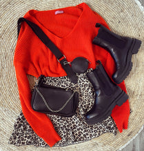 Lade das Bild in den Galerie-Viewer, Strickpullover, rot