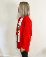 Lade das Bild in den Galerie-Viewer, Strickjacke, rot