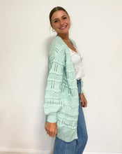 Lade das Bild in den Galerie-Viewer, Strickjacke, Mintgrün