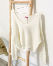 Lade das Bild in den Galerie-Viewer, Strickpullover, weiß