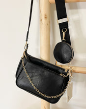 Lade das Bild in den Galerie-Viewer, Umhängetasche mit süßen Details, schwarz