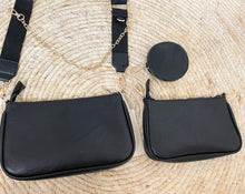 Lade das Bild in den Galerie-Viewer, Umhängetasche mit süßen Details, schwarz