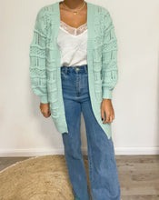 Lade das Bild in den Galerie-Viewer, Strickjacke, Mintgrün