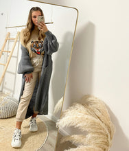 Lade das Bild in den Galerie-Viewer, T-Shirt mit Tigerprint, beige